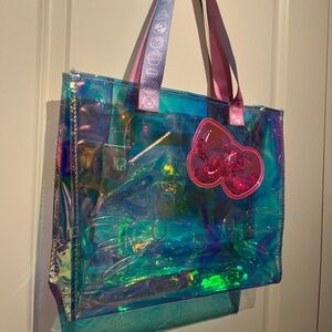 Hello kitty holographic tote